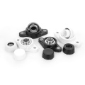 UCFLPL204 Square plastic holder black or white Stainless outer spherical ball bearing Plastic bearing seat